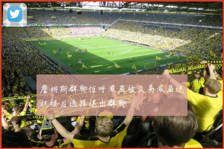詹姆斯群聊惊呼浓眉被交易浓眉送祝福后选择退出群聊